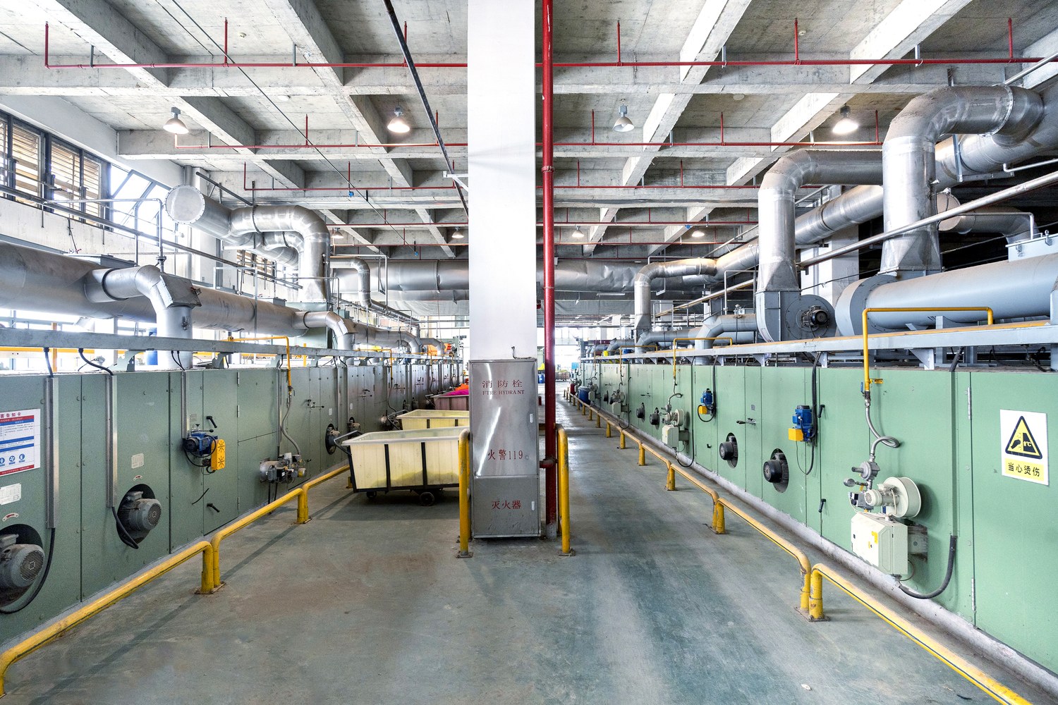 Changshu Huamao Textile finishing workshop support