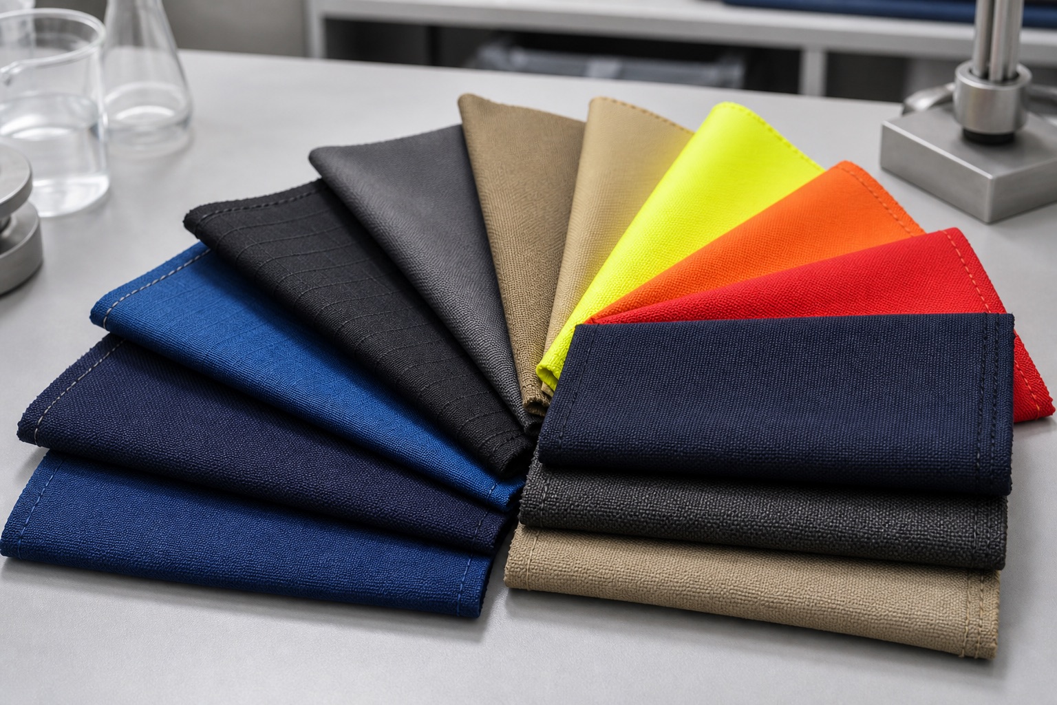 Concept visual of woven workwear fabric development directions