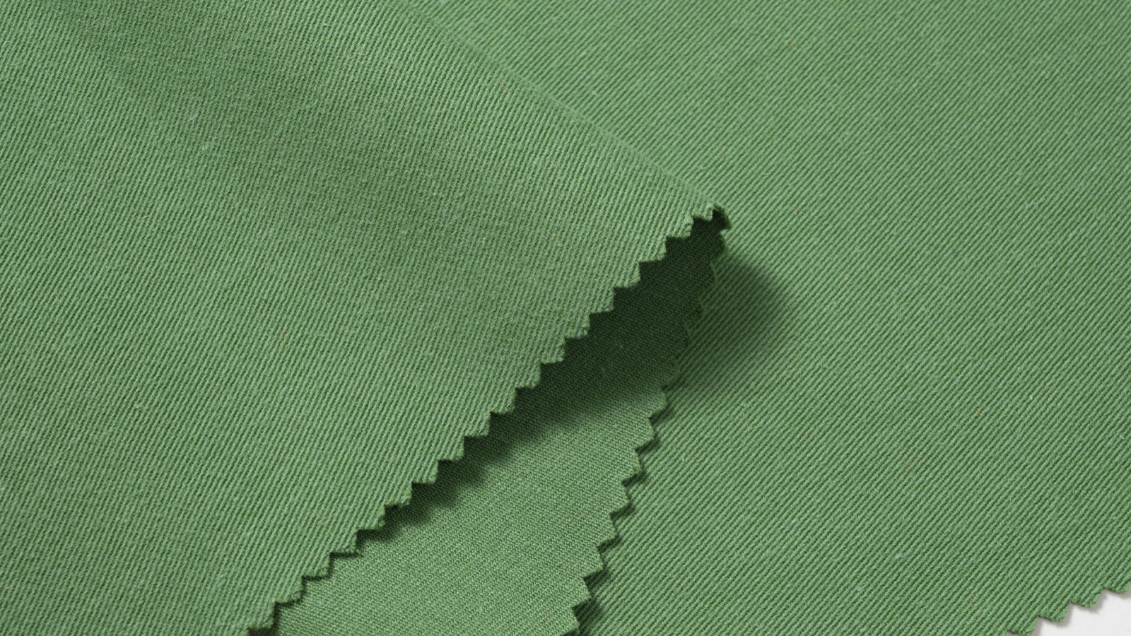 HM0144-1 green fabric sample detail view three