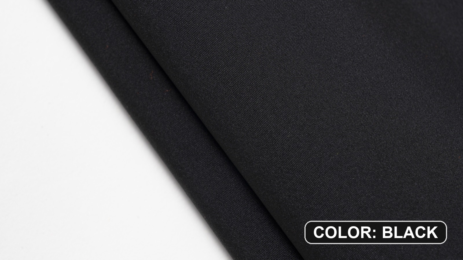 HM025 black laminated fabric detail view one