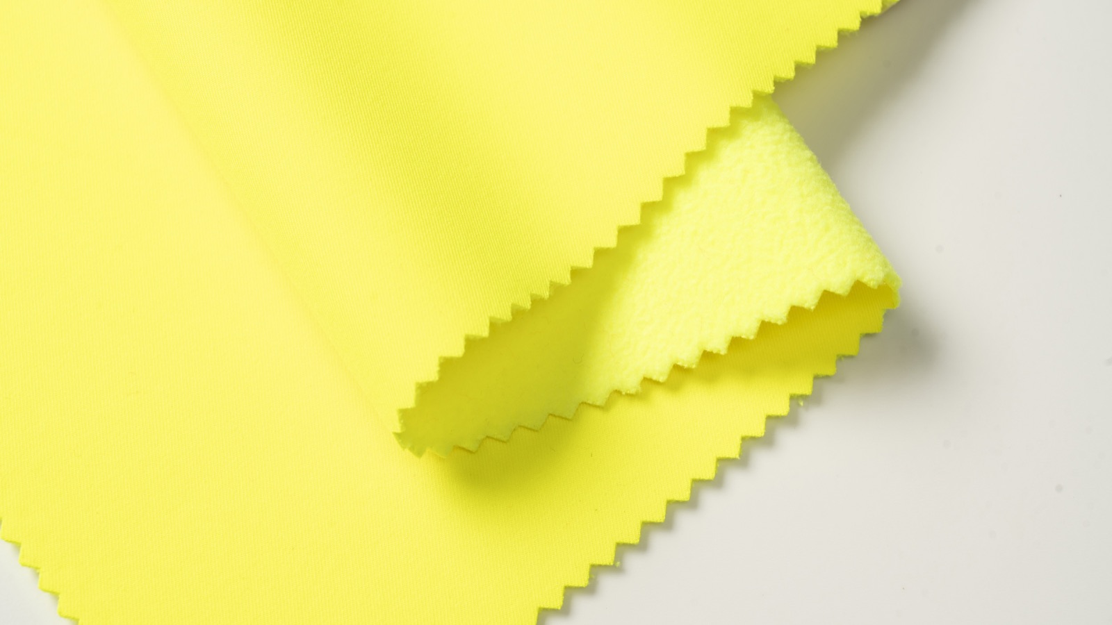 HM066 yellow Oxford fabric detail view two